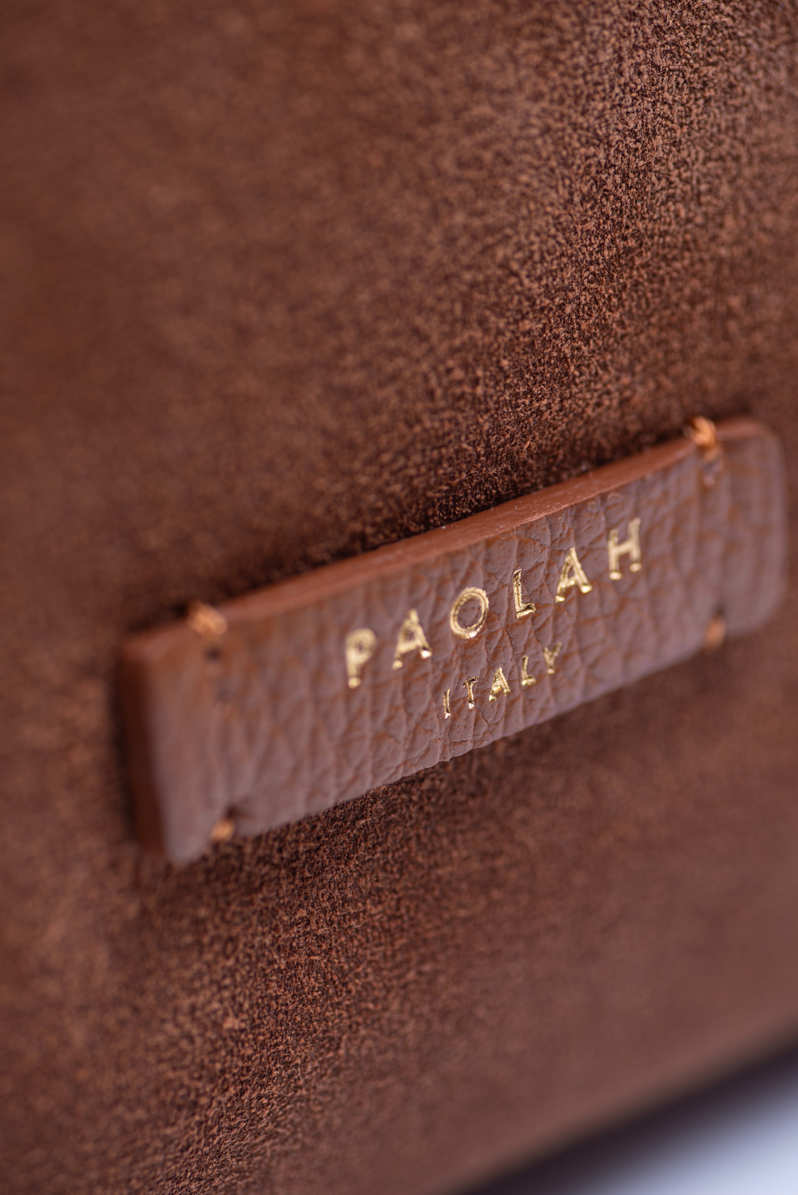 Camilla Cognac Suede Tote