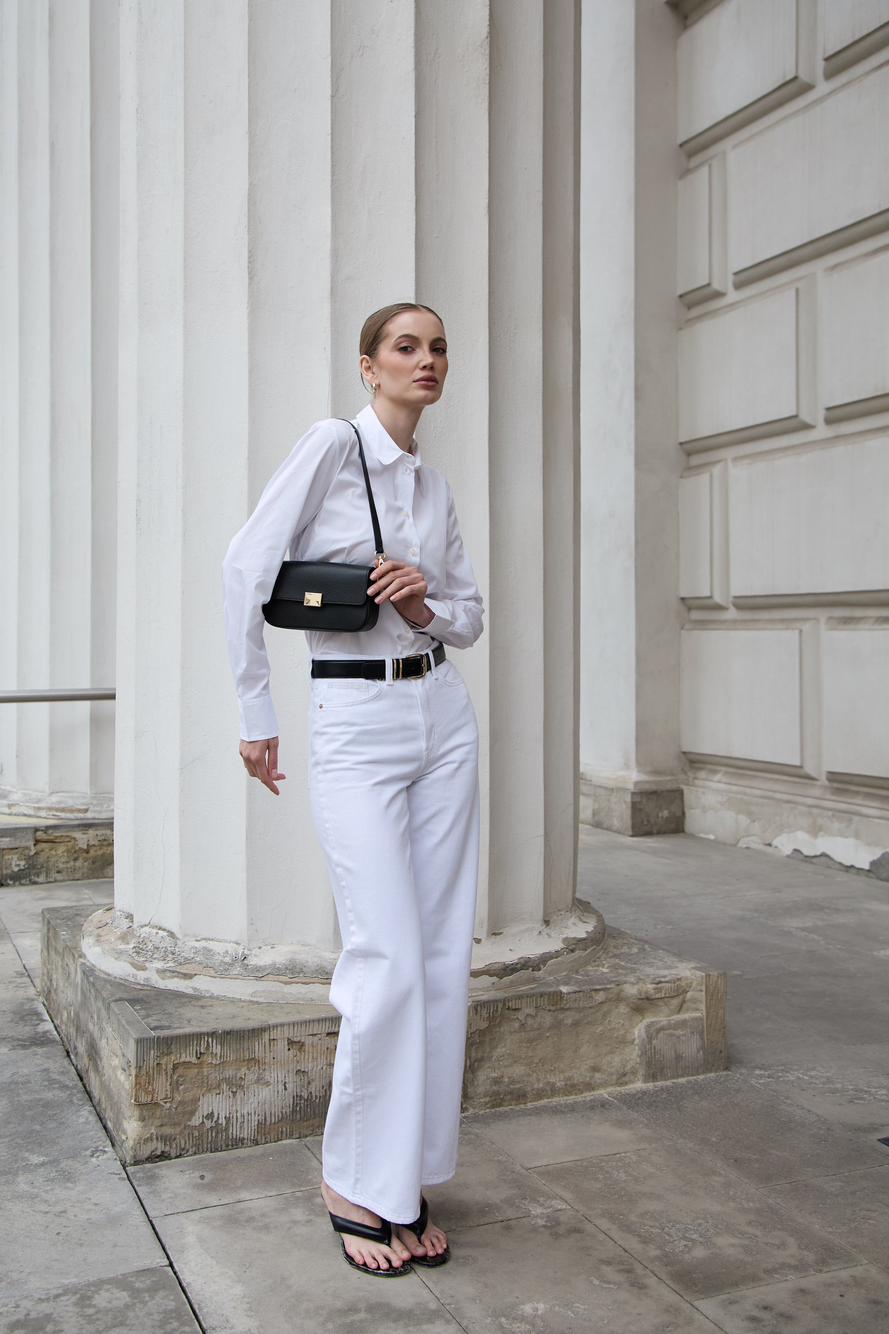 Bianca Black Shoulder Bag