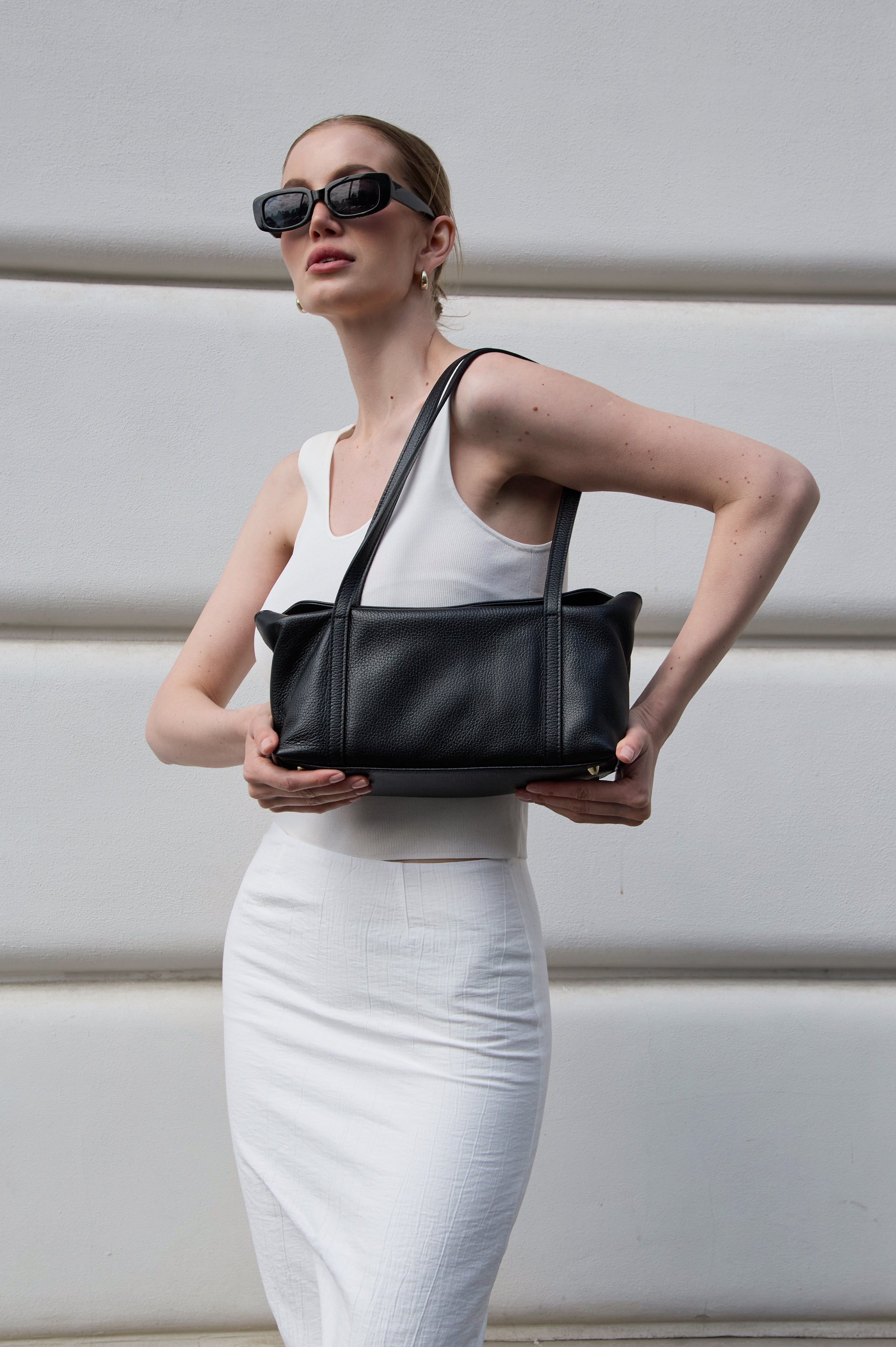 Livia Black Shoulder Bag