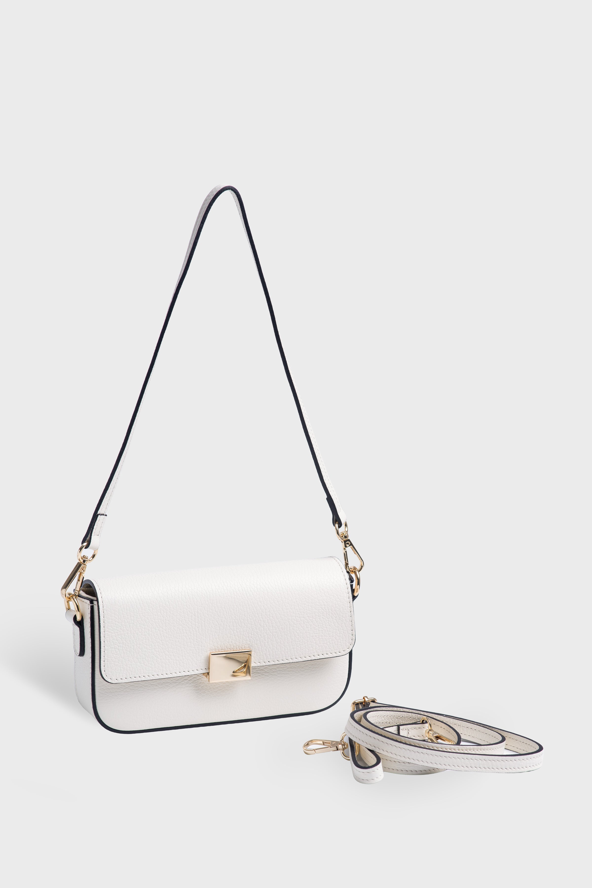 Bianca Chalk Shoulder Bag