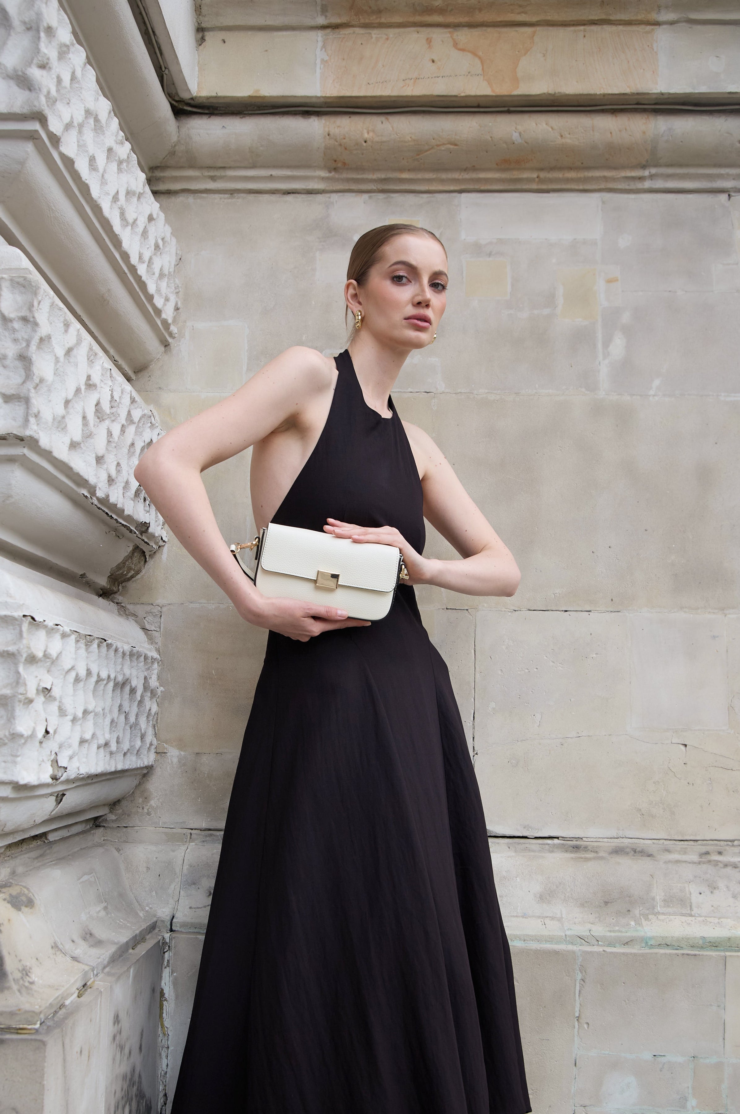 Bianca Chalk Shoulder Bag